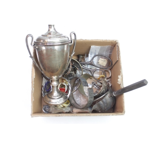 309 - Collection of assorted Jewellery and bygones inc. Kalgoorlie Golf Club 1914 Trophy etc