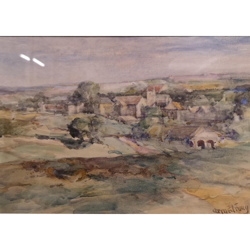 276 - F G Armstrong RWA ; 'A Cotswold Village, Daglingworth' Watercolour, 25 x 18cm