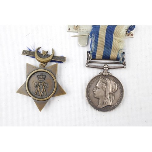 366 - 19thC and later Medal groups Khedives Star, Tel El Kebie & Sons Trio H C Stringer; 6418 PRIVATE J ST... 