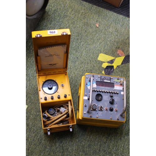 496 - USAF Cased Height Encoding Read Out Test Set by NPL and a Sychro Calibration instrument