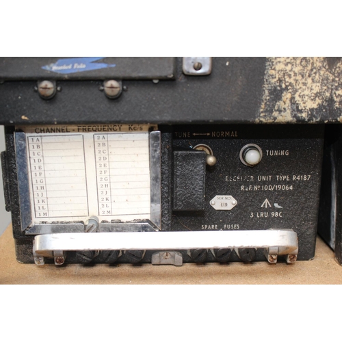 506 - 3 Plug In Radio receivers with military arrow marks Type R3673, Type R4187 & Type 908