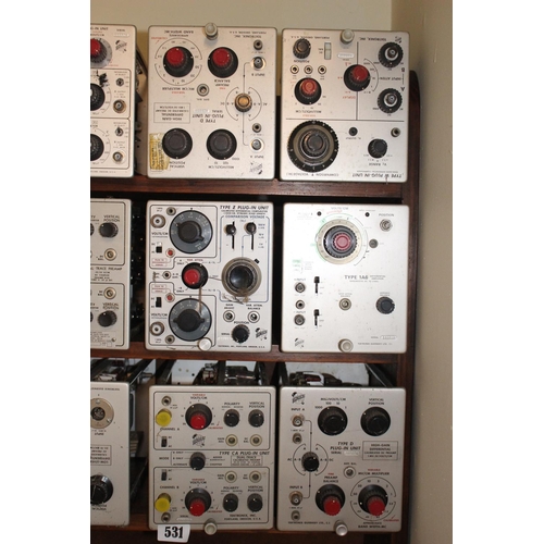 531 - Collection of Plug In Units Type E Type 86, Type M, 53/54K etc (13)