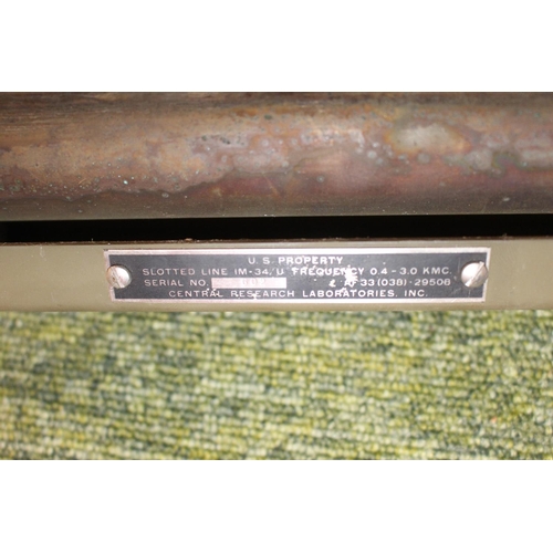 554 - US Slotted Line IM 34U Frequency bar by Central Research Laboratories