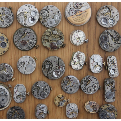 232g - Collection of 48 Watch Movements & Faces to inc Breguet, Citron & Rone. Watch movements inc Breguet,... 