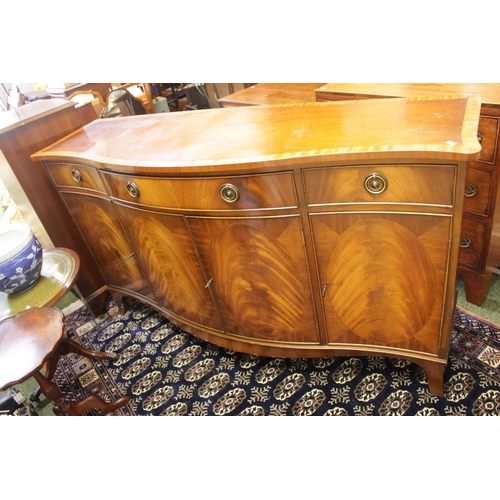 579 - Bevan Funnel serpentine fronted Sideboard