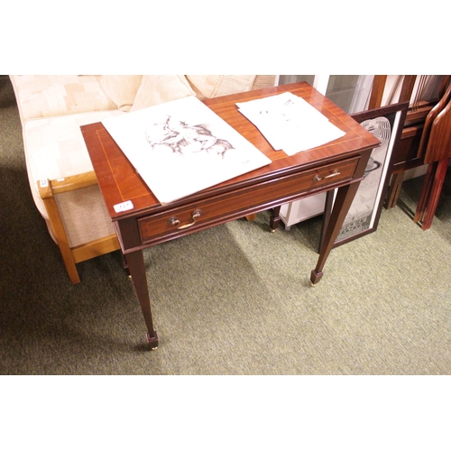 272 - Regency Style Side table with brass drop handles