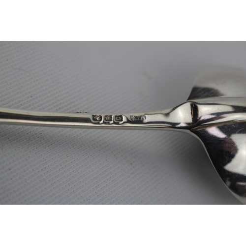 100 - 2 Mappin & Webb Silver Ladles one with Gilt Pierced bowl, London 1918. 121g total weight