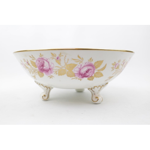 203 - Coalport Queen Elizabeth Silver Jubilee Limited Edition Rose Bowl 250 of 500, 26cm in Diameter