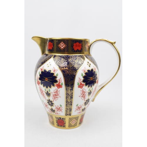 219 - Royal Crown Derby Old Imari 1128 MMV Medium Jug 15cm in Height (1st Quality)