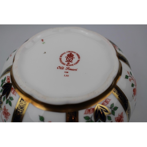 228 - Royal Crown Derby Old Imari 1128 LXI Jardinière 15cm in Height 1st Quality