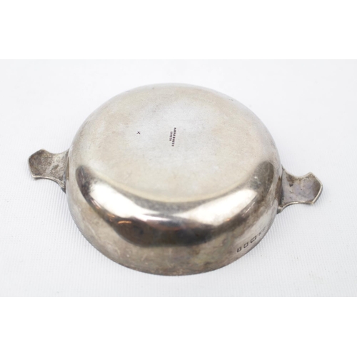 52 - Mappin & Webb Silver Quaich with Celtic design handles, London 1932. 120g total weight