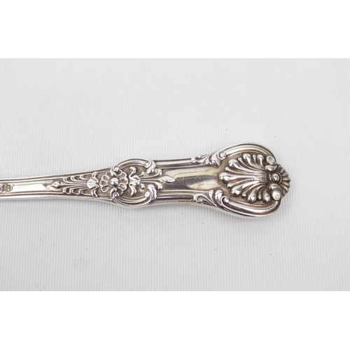 53 - Victorian Kings Pattern Silver Ladle London 1897 by Wakely & Wheeler, 33cm in Length 320g total weig... 