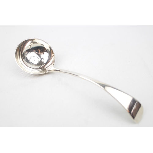 92 - Good quality Silver Ladle with pierced bowl by Goldsmiths & Silversmiths of London 1912. 60g total w... 