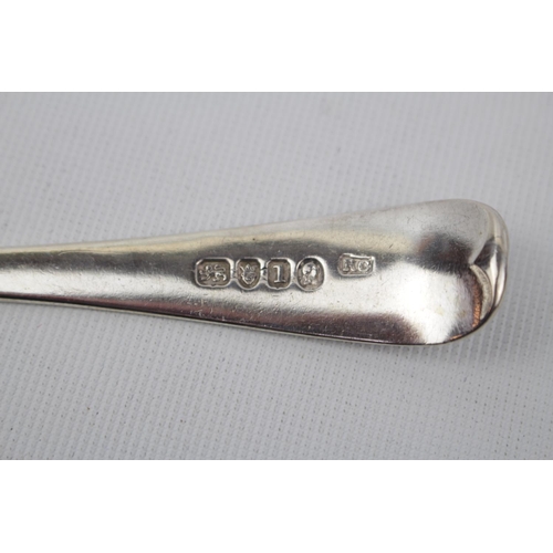 99 - George III Silver Tablespoon by Richard Crossley, London 1786 and another Silver tablespoon. 112g to... 