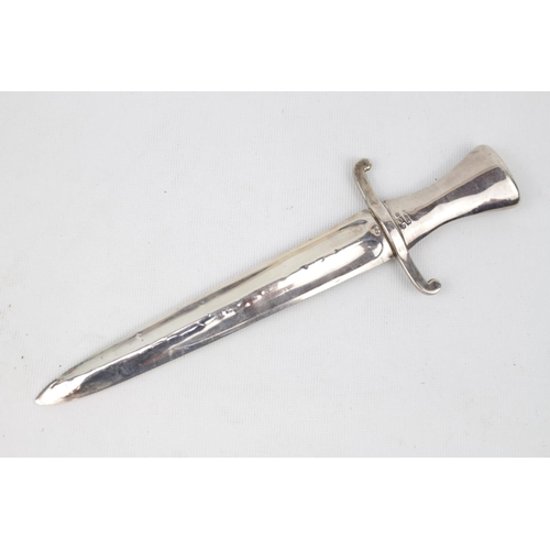 181 - Silver Dagger Paper knife Birmingham 1910