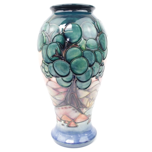 46 - Moorcroft Mamoura Vase dated 1994. Designed by Sally Tuffin in the tradition of Landscape design, Ma... 