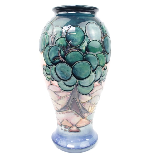 46 - Moorcroft Mamoura Vase dated 1994. Designed by Sally Tuffin in the tradition of Landscape design, Ma... 