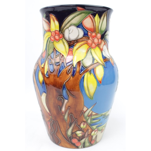 68 - Rare Moorcroft Aquitaine 2003 Limited Edition Vase. A Large Bulbus Vase number 116 of 250 designed b... 