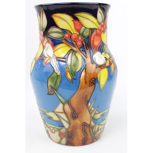 68 - Rare Moorcroft Aquitaine 2003 Limited Edition Vase. A Large Bulbus Vase number 116 of 250 designed b... 