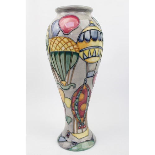 69 - Rare Moorcroft Balloons Vase 1999 - 2001. Designed by Jeanne McDougall (aka the Dark Lady), this lar... 