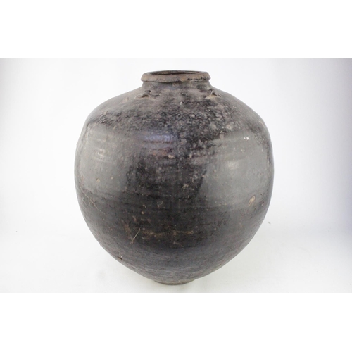 109 - Good Quality Ovoid Lead glazed Chinese Funerary vase 36cm in Height and width