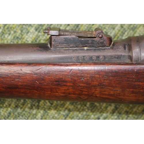 128 - French M1874 Gras 11mm x 59mmR Gras Infantry Rifle 21670 impressed to barrel. 101cm in Length. Now o... 