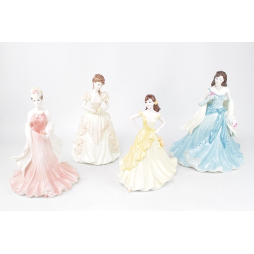 16 - Collection of 10 Coalport Porcelain figurines to include Ladies of Fashion assorted Years and Victor... 