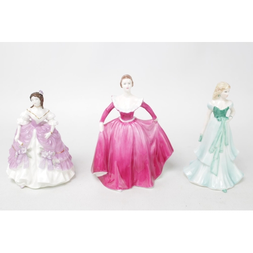 16 - Collection of 10 Coalport Porcelain figurines to include Ladies of Fashion assorted Years and Victor... 