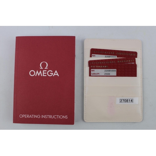 169 - Omega Seamaster Professional Planet Ocean Gents Automatic wristwatch with Box and papers calibre 250... 