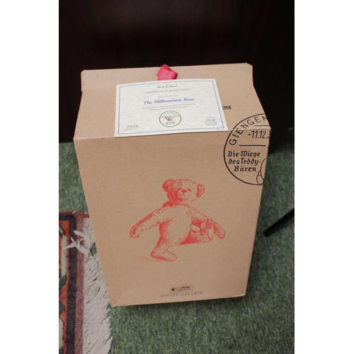 2 - Steiff 'The Millenium Bear' boxed with COA