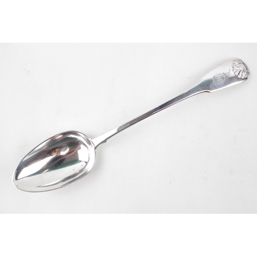 215 - Georgian Silver fiddle thread and shell basting spoon of Single struck design London 1817 possibly b... 