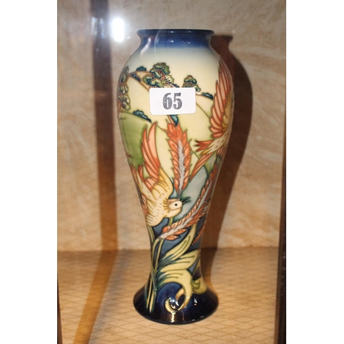 65 - Moorcroft A Lark Ascending Vase 2002. Designed by Phillip Gibson, Limited Edition 317 of 350. Shape ... 