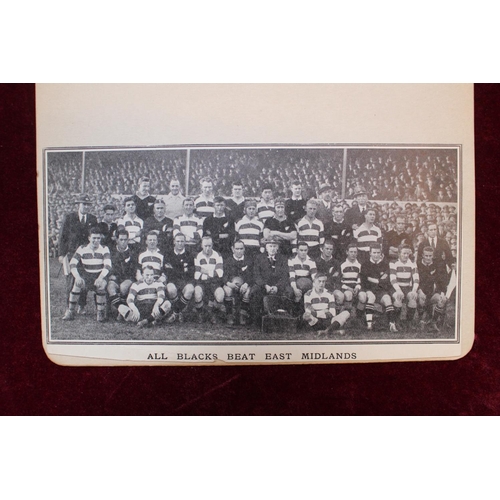 82 - All Blacks vs Gloucestershire September 25th 1924 Signatures. Known as 'the Invincibles' inc. Mauric... 