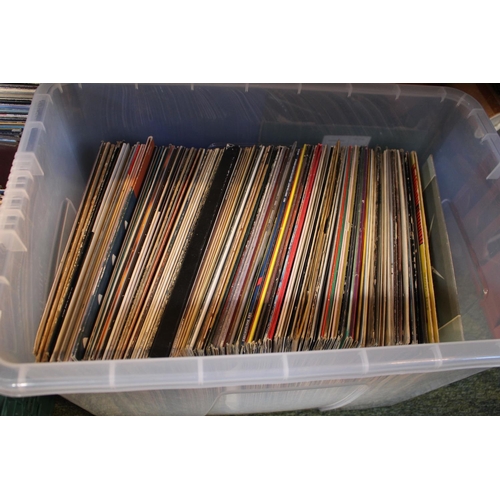 87 - Large collection of Vinyl Records to include Santana, Slic, Cockney Rebel etc