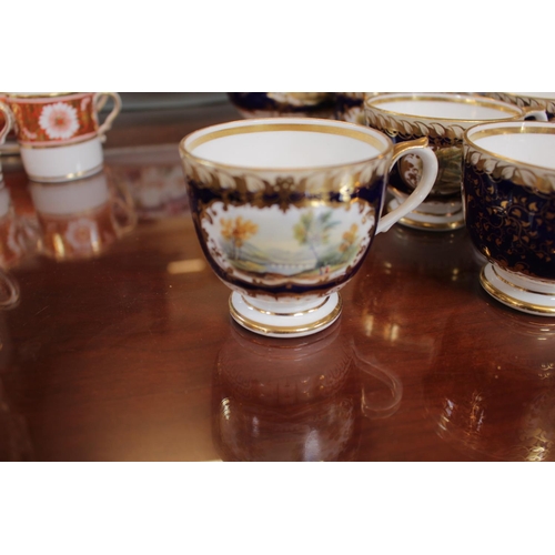 124 - 2 Part Early English Tea sets, 1 Painted with Landscapes, the other pattern 2/725