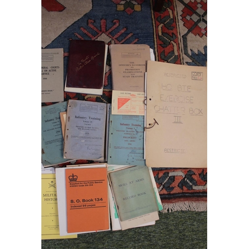 149 - Military Manuals, Maps and ephemera (Quantity)