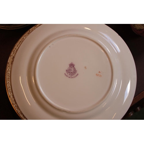 252 - Decorative Royal Worcester Pink Tea Wares 4551 (19 Pieces in Total)