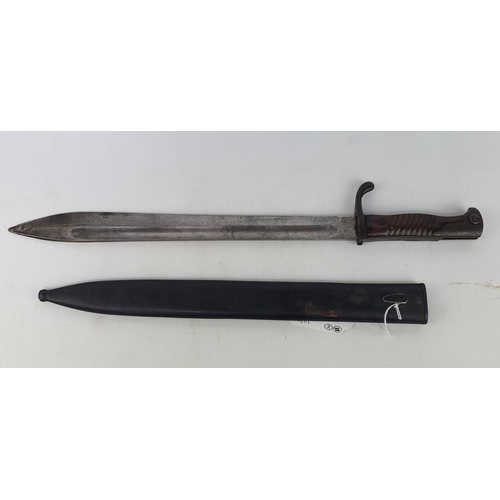 163 - 1915 Dated Butcher Bayonet made by Mauser with numbered scabbard