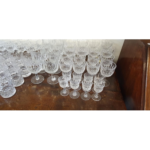 287 - Large Collection of Thomas Webb Cut Crystal and other glassware