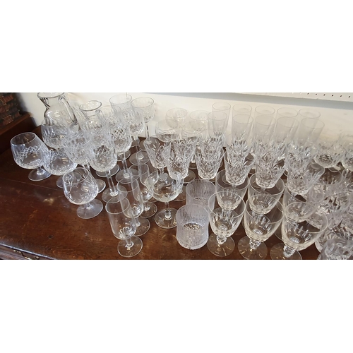 287 - Large Collection of Thomas Webb Cut Crystal and other glassware