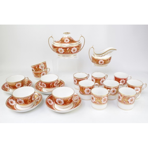 123 - Early Spode Tea & Coffee Set C.1810 Pattern 878 (20 Pieces)