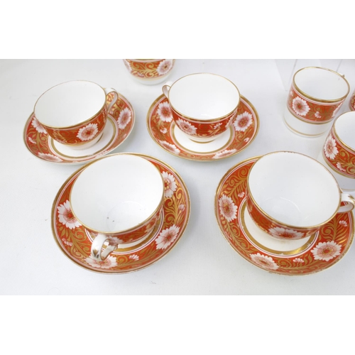 123 - Early Spode Tea & Coffee Set C.1810 Pattern 878 (20 Pieces)