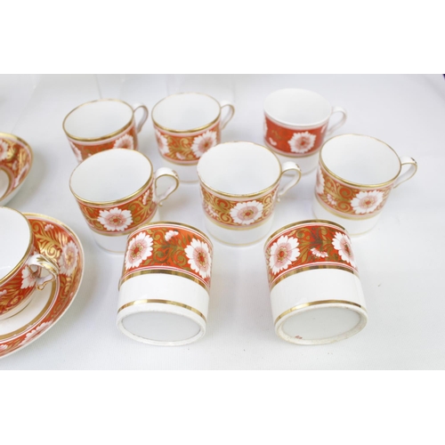 123 - Early Spode Tea & Coffee Set C.1810 Pattern 878 (20 Pieces)