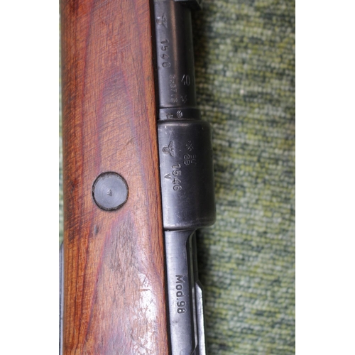 212 - German Third Reich K98 1941 dated Rifle No.1546 with EU Deactivation cert. As purchased from the fil... 