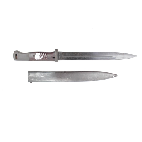 229 - WWII K98 Bayonet with scabbard dated 1944. 41cm in Length