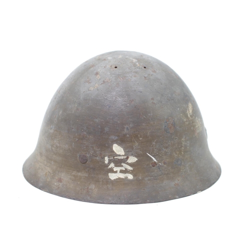 244 - Japanese WWII Type 90 Helmet with liner