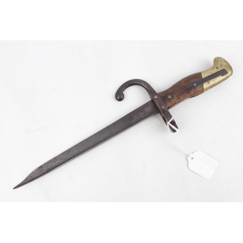 256 - French Gras Trench Knife dated 1876, 57cm in Length