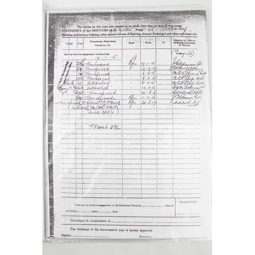 285 - 9th London Regiment. Private Albert Beesley 4006 1914/15 Star with Research paperwork wounded 6/7/15... 