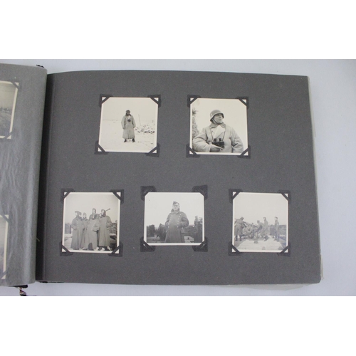 297 - Impressive WW2 Third Reich German Photo Album of 421 Photos to include Luftwaffe Flak Gun Pictures, ... 