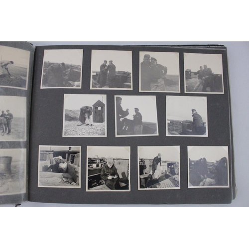 297 - Impressive WW2 Third Reich German Photo Album of 421 Photos to include Luftwaffe Flak Gun Pictures, ... 